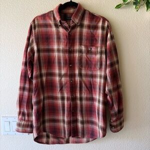 Arrow USA 1851 Red Plaid Button-Up Shirt